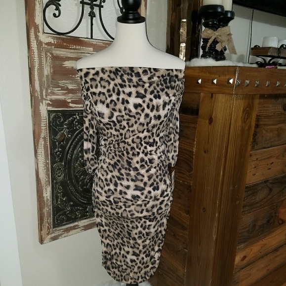 *Price Drop* INC leopard dress - Picture 5 of 6